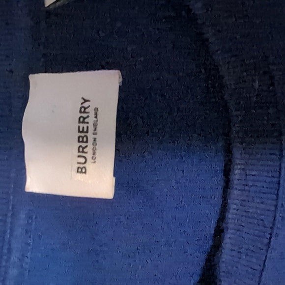 Deep blue Burberry shirt - Picture 3 of 5